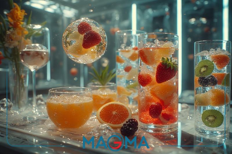 نوشیدنی‌های معلق؛ جایی که ژلان گام جادو می‌کند