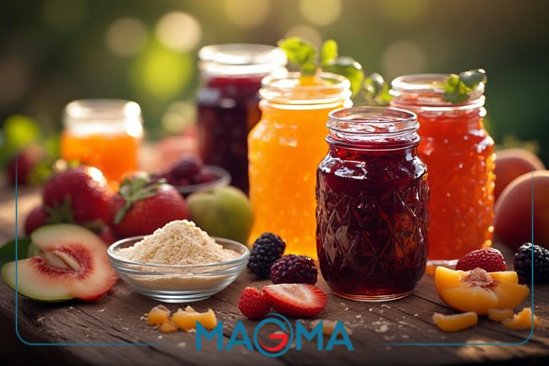 جدول راهنمای مقدار مصرف پکتین برای انواع میوهها